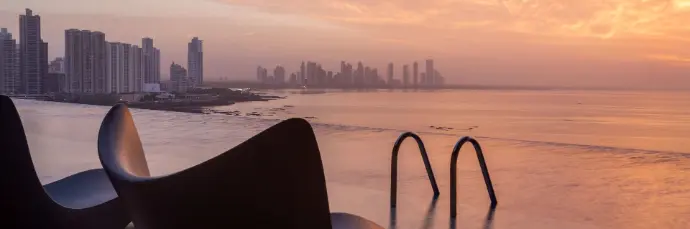 Private infinity pool at JW Marriott Panama